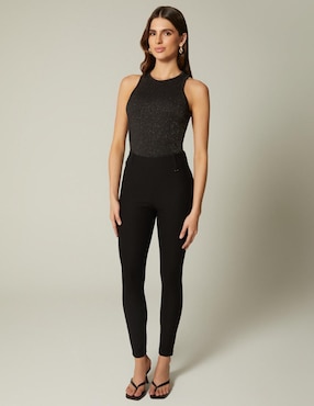 Legging Studio F a la cintura con elástico para mujer