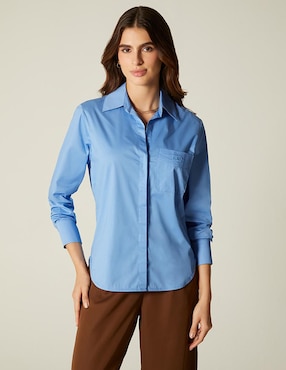Blusa Studio F manga larga para mujer