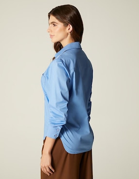 Blusa Studio F manga larga para mujer