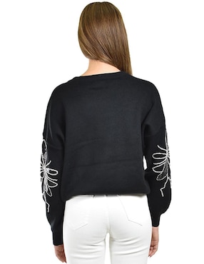 Suéter Roman Fashion cuello redondo para mujer