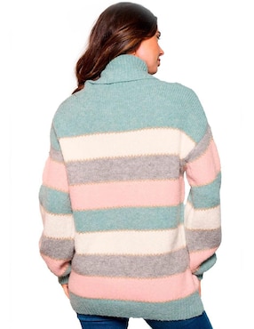 Suéter Roman Fashion cuello tortuga para mujer