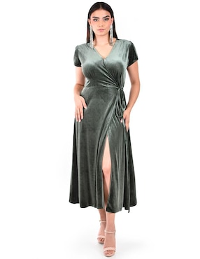 Vestido midi formal Roman Fashion para mujer
