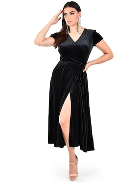 Vestido midi formal Roman Fashion para mujer