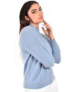 Suéter Roman Fashion cuello alto para mujer