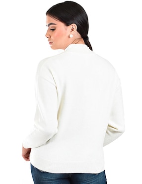 Suéter Roman Fashion cuello alto para mujer