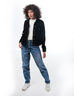 Chamarra Indicum Denim de mezclilla para mujer