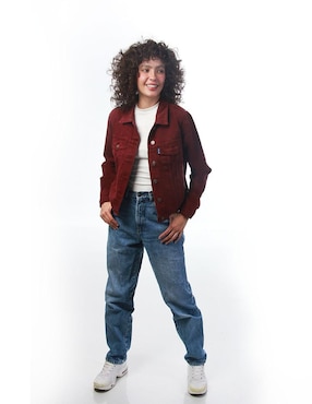 Chamarra denim Indicum Denim de mezclilla para mujer