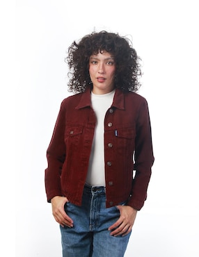 Chamarra denim Indicum Denim de mezclilla para mujer