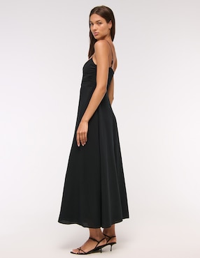 Vestido crop casual Abercrombie & Fitch para mujer
