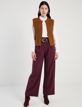 Pantalón chino Abercrombie & Fitch straight para mujer