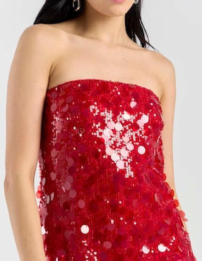 Vestido mini de fiesta Abercrombie & Fitch escote bardot
