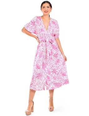 Vestido midi casual Roman Fashion para mujer