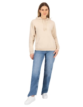 Sudadera con capucha y bolsa Indicum Denim Básicos para mujer