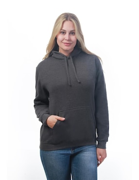 Sudadera con capucha y bolsa Indicum Denim Básicos para mujer