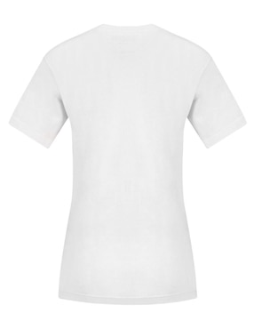 Playera manga corta Indicum Denim Básicos cuello redondo para mujer