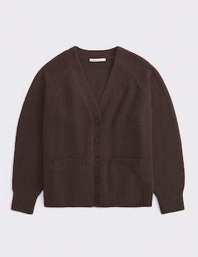 Suéter Abercrombie cuello V para mujer
