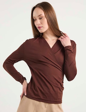 Blusa Petite Studio manga larga para mujer