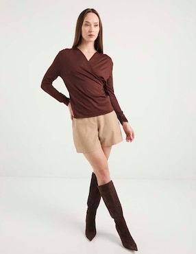 Blusa Petite Studio manga larga para mujer