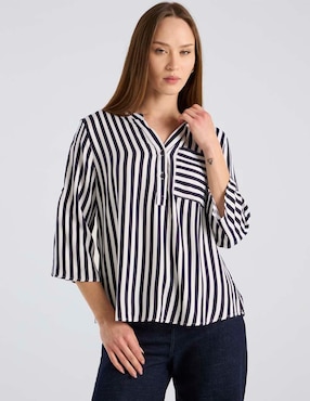 Blusa Petite Studio manga 3/4 para mujer