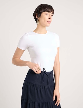 Blusa Petite Studio manga corta para mujer
