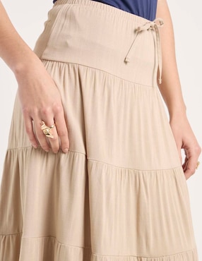 Falda midi Petite Studio a la cintura
