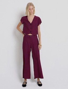 Pantalón coulotte Renatta&Go amplio para mujer