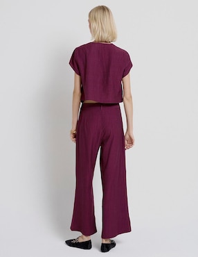 Pantalón coulotte Renatta&Go amplio para mujer