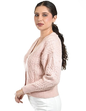 Suéter Roman Fashion cuello V para mujer