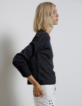 Suéter Renatta&Go cuello redondo para mujer