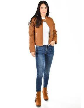 Chamarra Roman Fashion impermeable para mujer