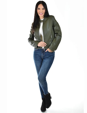 Chamarra Roman Fashion impermeable para mujer