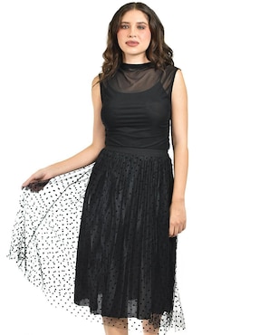 Falda midi Roman Fashion a la cintura