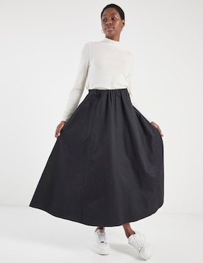 Falda larga Topshop a la cintura