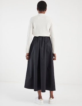 Falda larga Topshop a la cintura