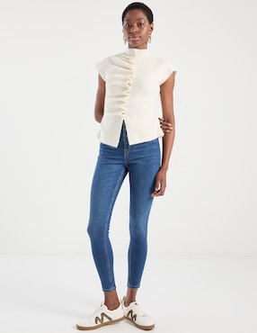 Blusa Topshop manga corta para mujer