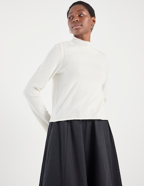 Suéter Topshop cuello alto para mujer