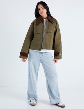 Chamarra cazadora Topshop para mujer