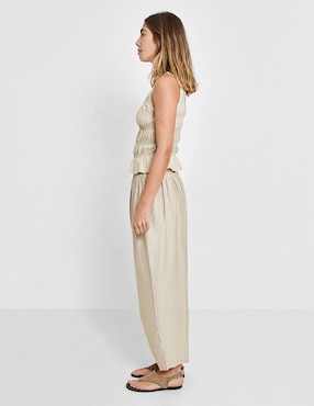 Pantalón coulotte Naelle amplio para mujer