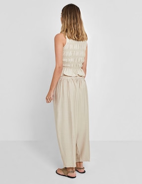 Pantalón coulotte Naelle amplio para mujer