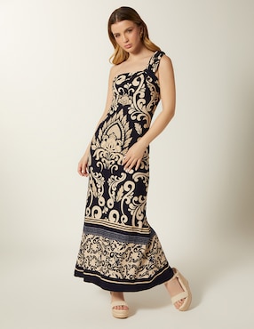 Vestido largo de fiesta Studio F escote bardot
