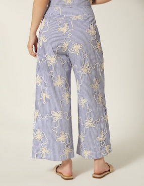 Pantalón capri Studio F amplio para mujer