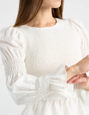 Blusa Map manga larga para mujer