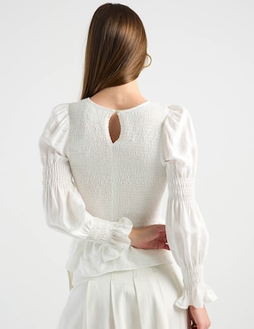 Blusa Map manga larga para mujer