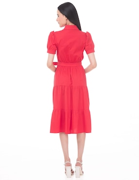 Vestido midi casual Lvyou para mujer