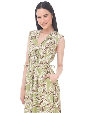 Vestido midi casual Lvyou para mujer