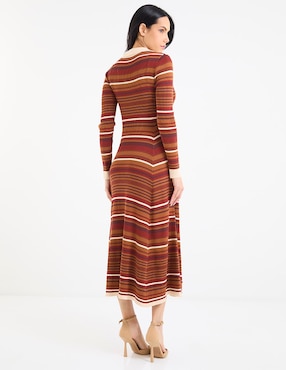 Vestido crop casual Moon River para mujer