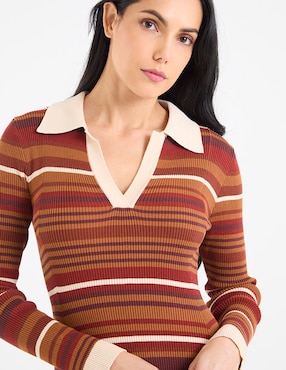 Vestido crop casual Moon River para mujer