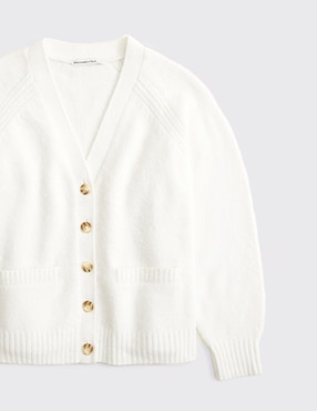 Suéter Abercrombie cuello V para mujer
