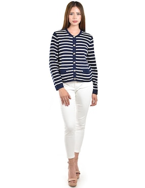 Suéter Roman Fashion cuello redondo para mujer