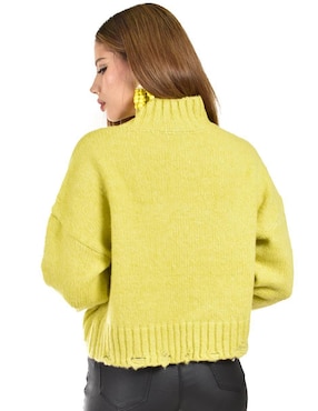 Suéter Roman Fashion cuello alto para mujer